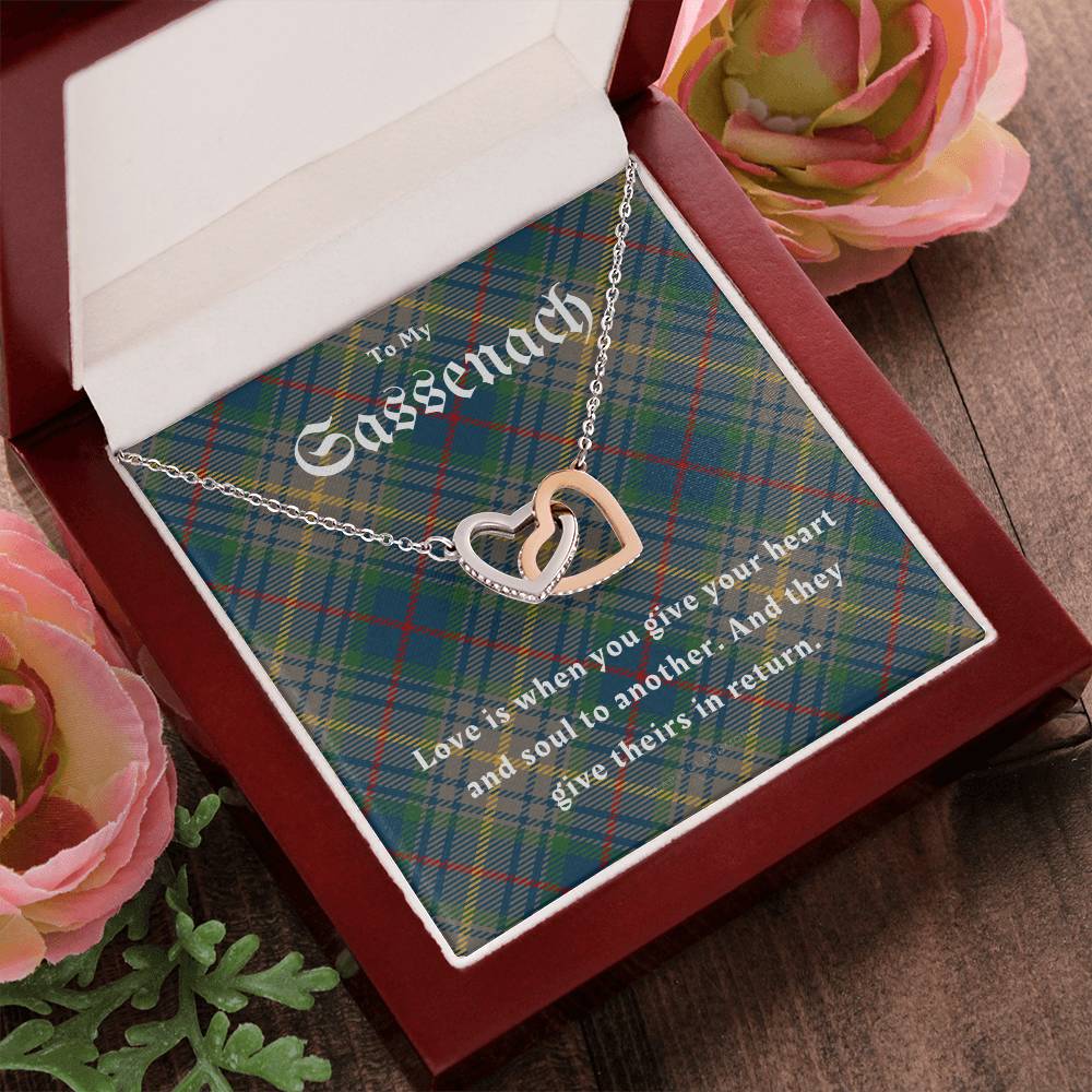 To My Sassenach Outlander Gift Outlander Gift Box Outlander Jewelry Outlander Gift For Wife Outlander Charm Outlander Necklace Interlocking Hearts Necklace