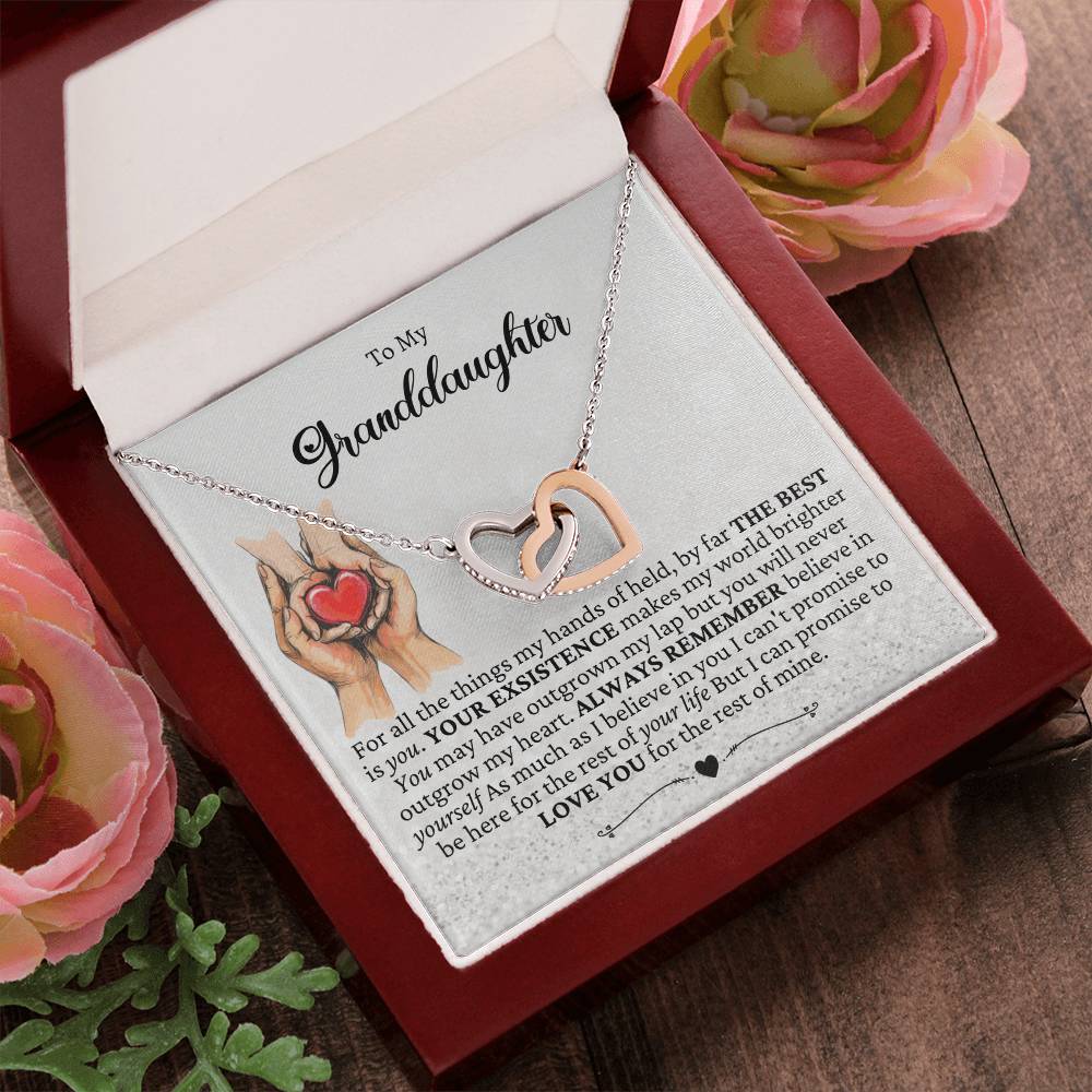 I Promise To Always Love You Interlocking Hearts Holding Hearts Edition Interlocking Hearts Necklace