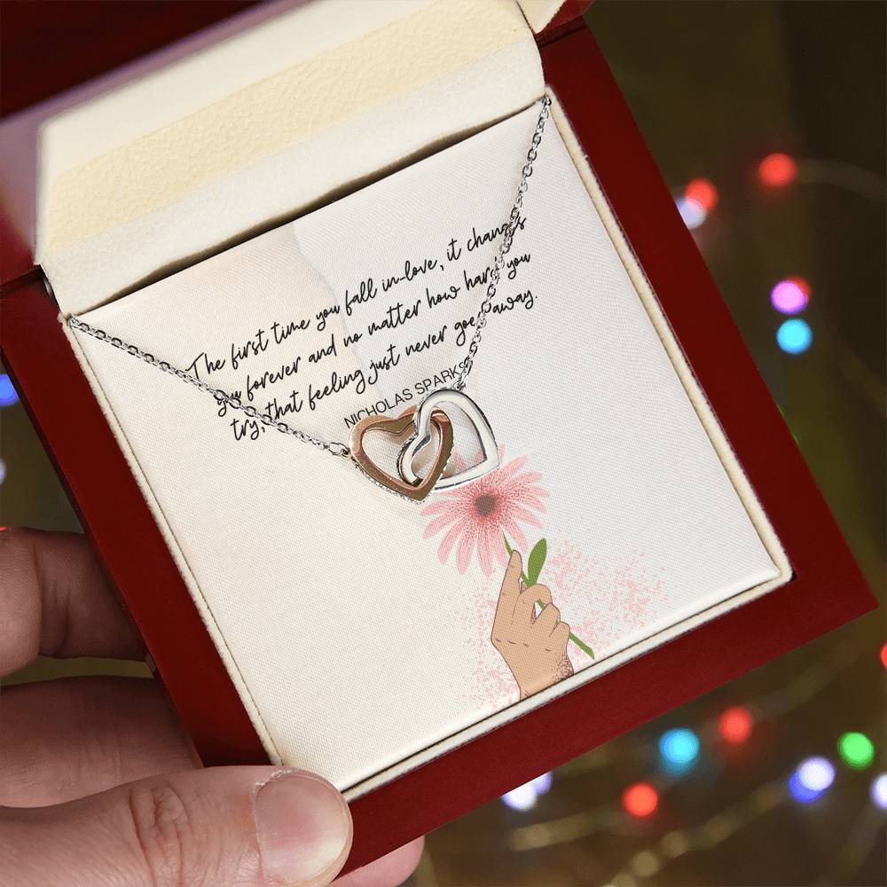 Daughter Interlocking Hearts Necklace