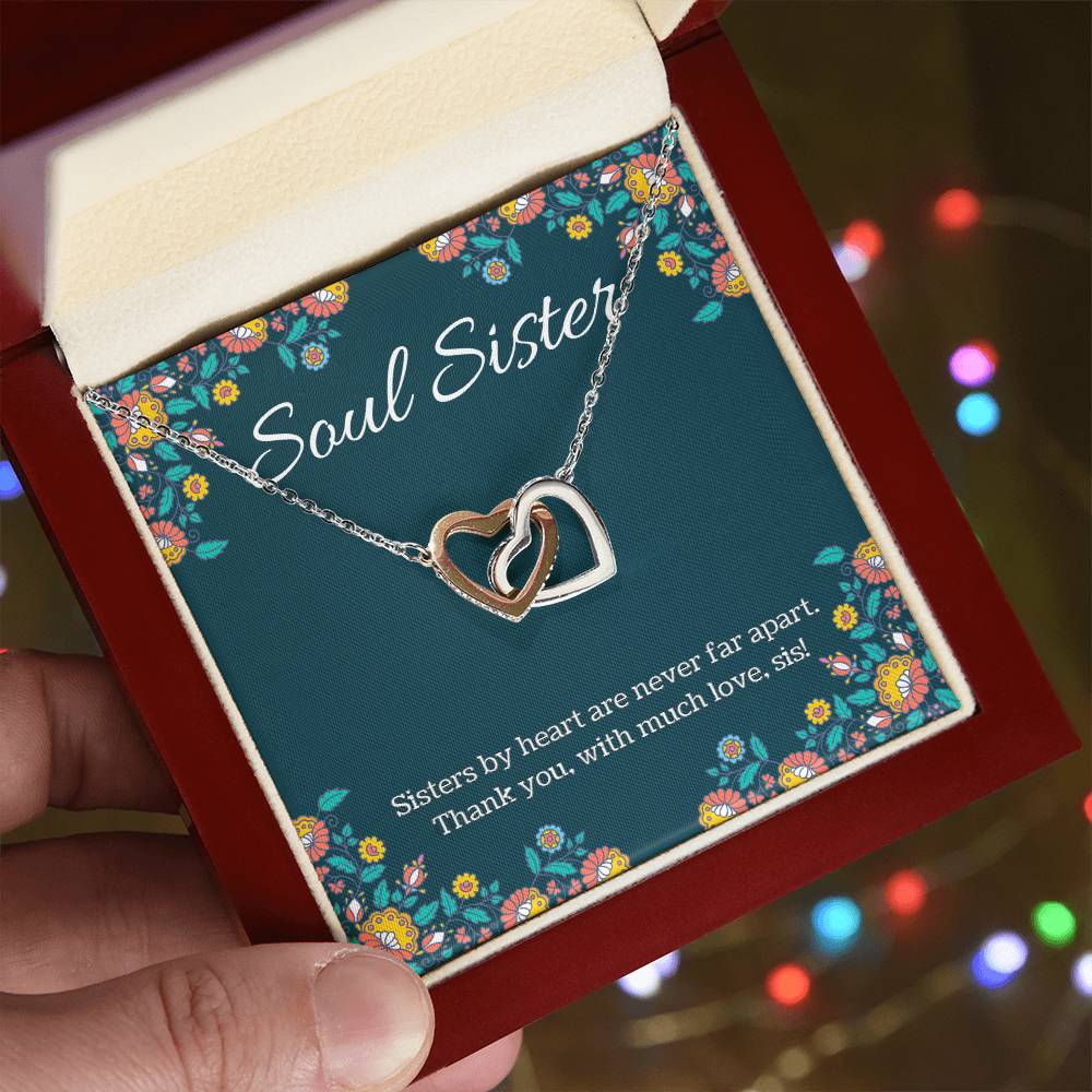 Soul Sister - Interlocking Hearts Necklace