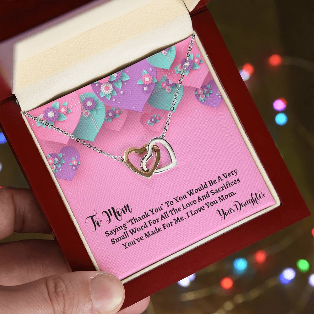 The Perfect Gift For Mom On Any Occasion Interlocking Hearts Necklace