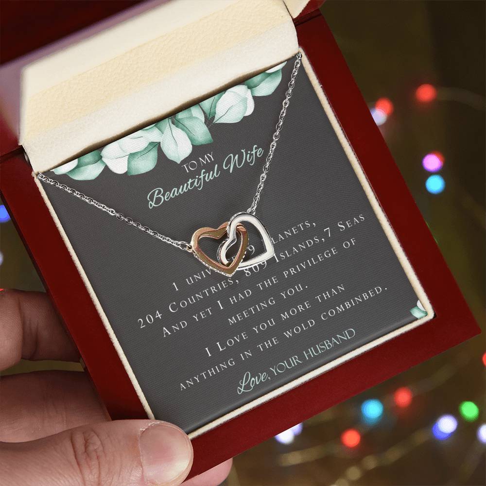More Than Anything - Interlocking Hearts Interlocking Hearts Necklace
