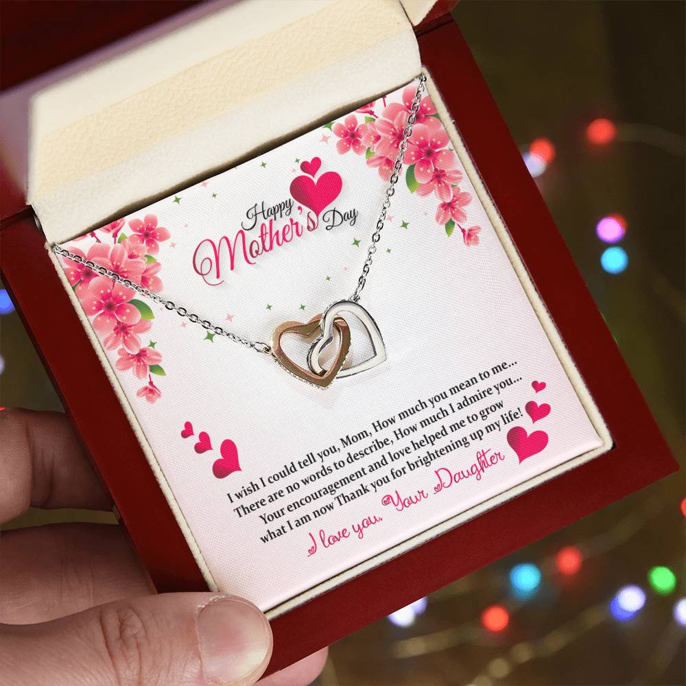 Interlocked Heart Neckless - Mother'S Day Interlocking Hearts Necklace