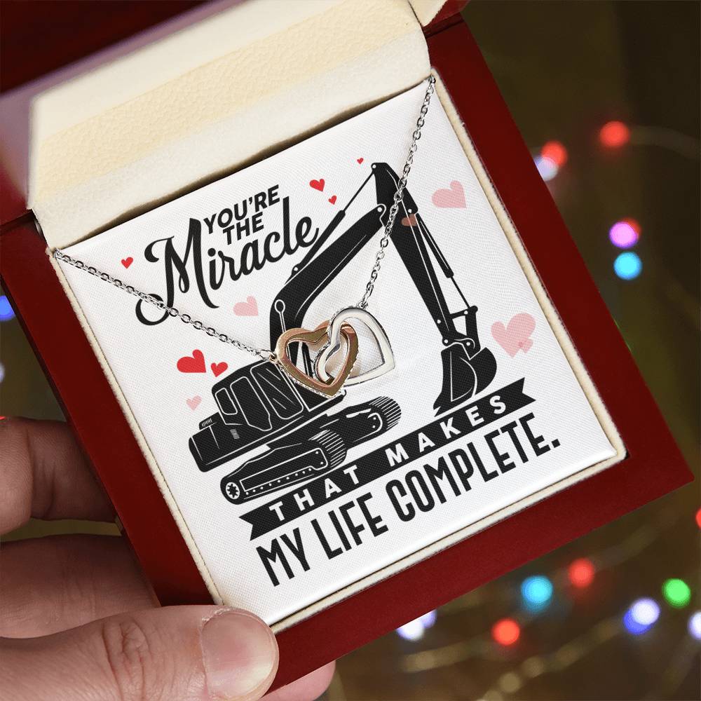 Heo'S Girlfriend- Interlocking Heart Necklace Interlocking Hearts Necklace