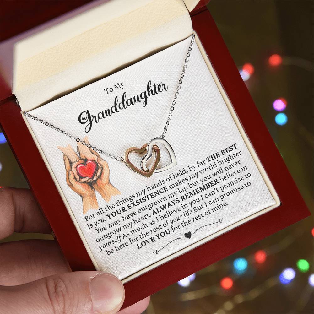 I Promise To Always Love You Interlocking Hearts Holding Hearts Edition Interlocking Hearts Necklace