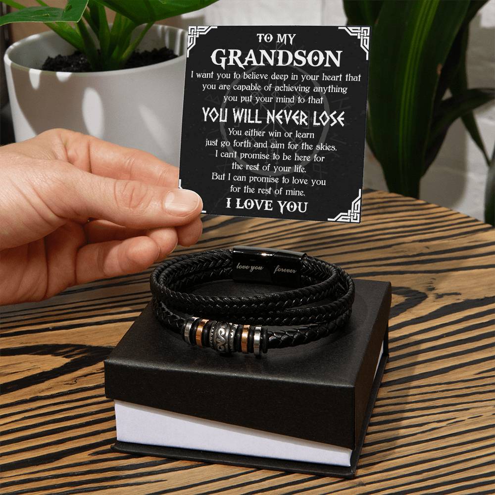 Grandson Bracelet - Love You Forever Bracelet