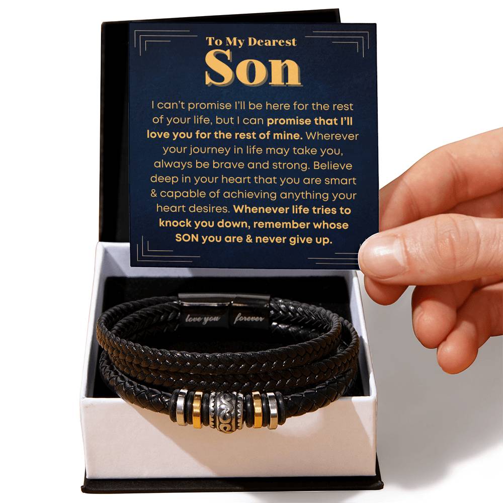 Son, Never Give Up - Bracelet - Love You Forever Bracelet
