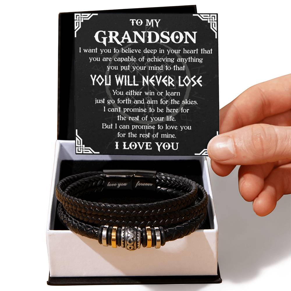 Grandson Bracelet - Love You Forever Bracelet