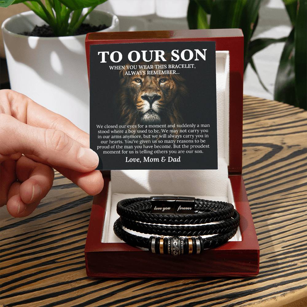 To Our Son - Love You Forever Bracelet