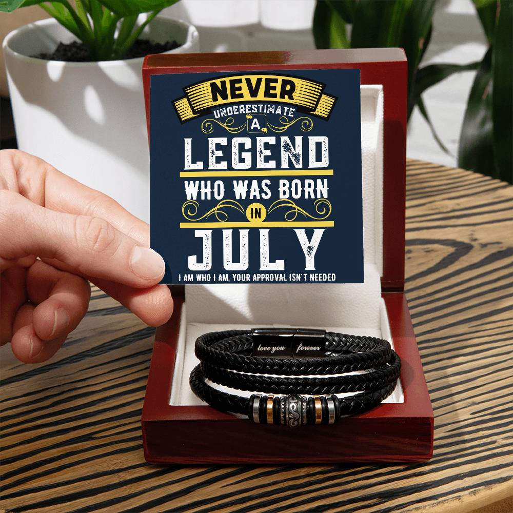 July Legend Love Bracelet - Love You Forever Bracelet