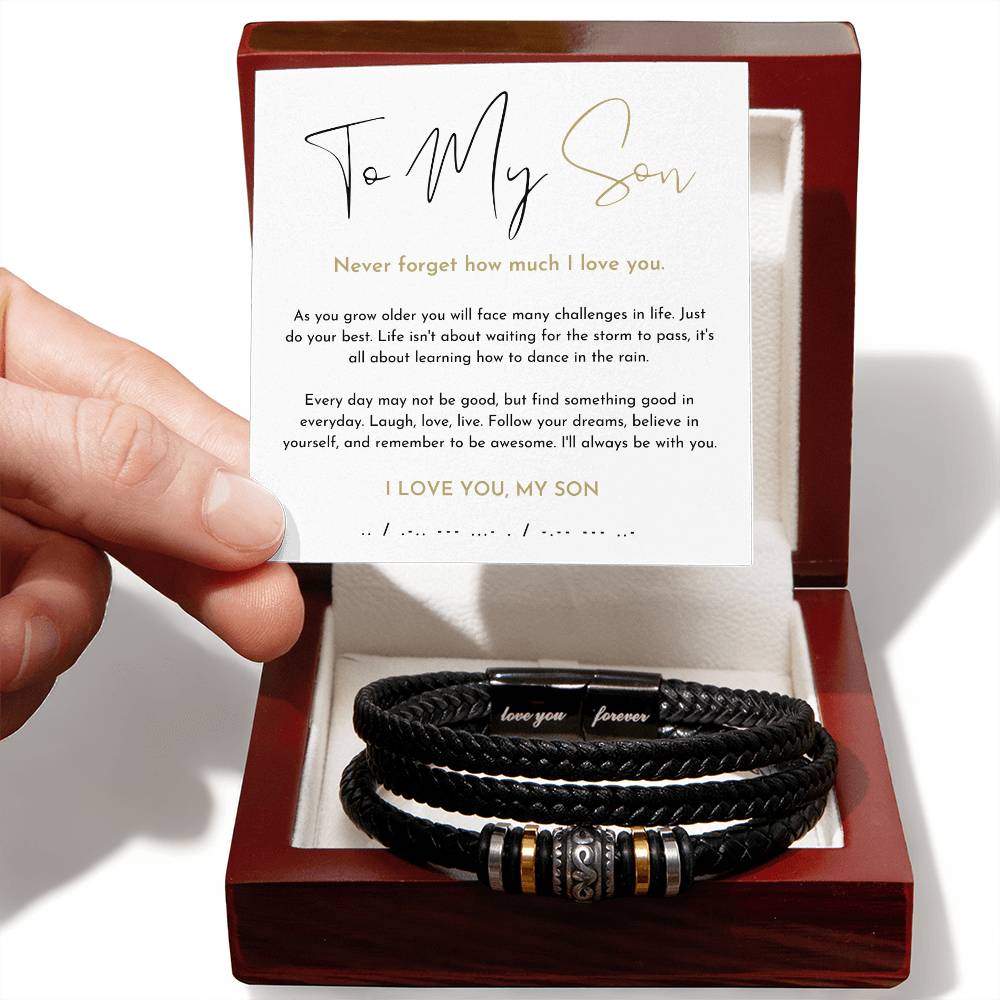 To My Son Bracelet - Love You Forever Bracelet