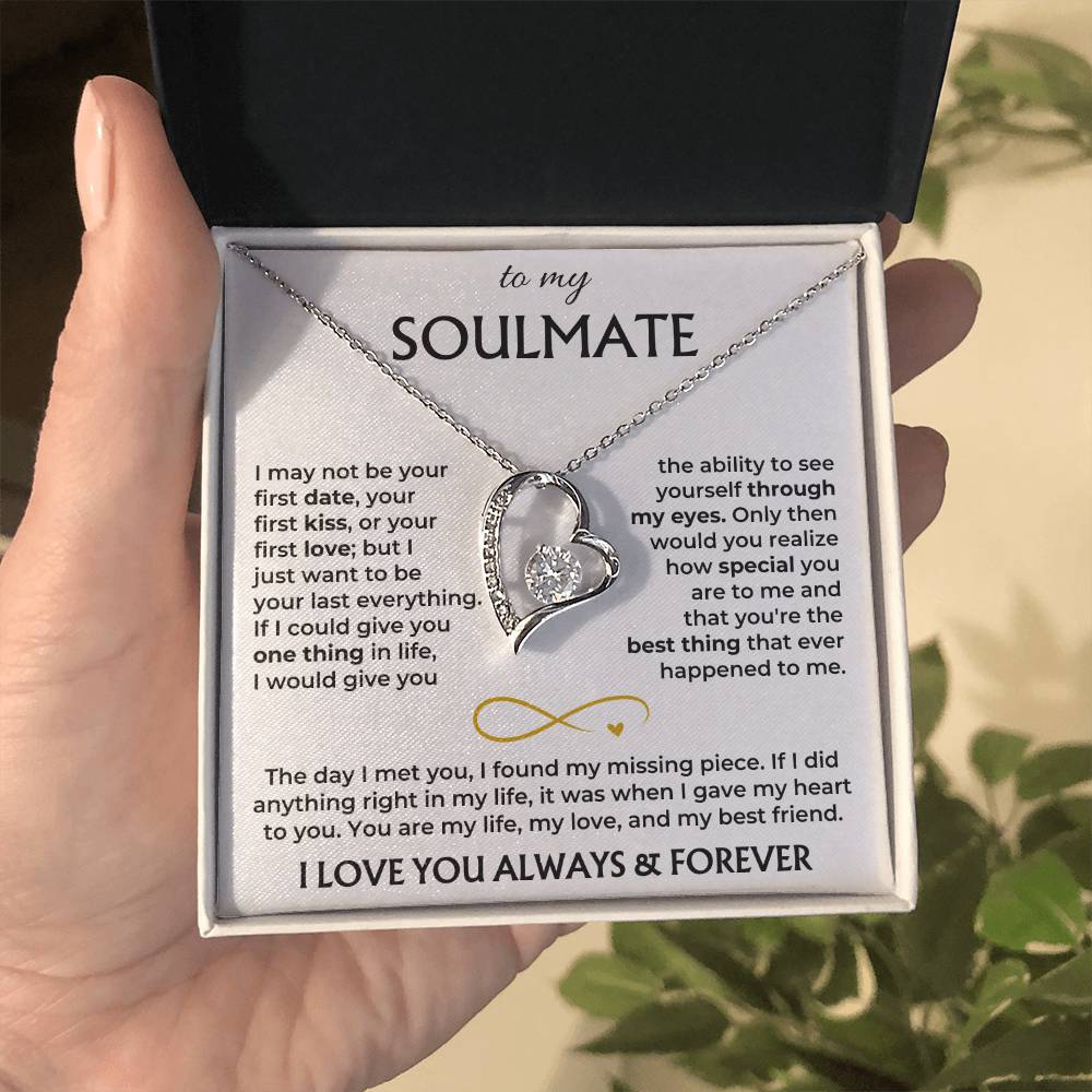 To My Soulmate - Forever Love Gift Set Forever Love Necklace