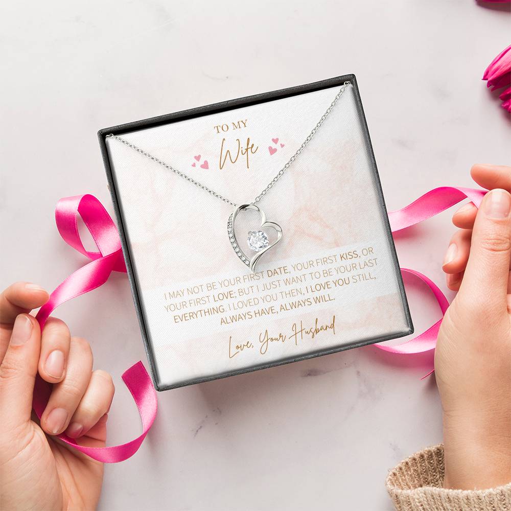 Forever Love Necklace Gift For Wife Gift For Her Forever Love Necklace