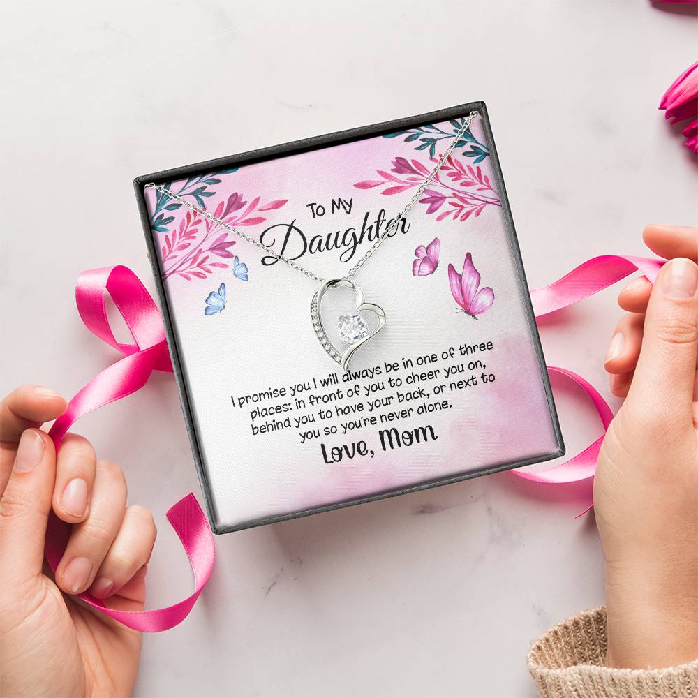 To My Daughter I Promise You Forever Love Necklace