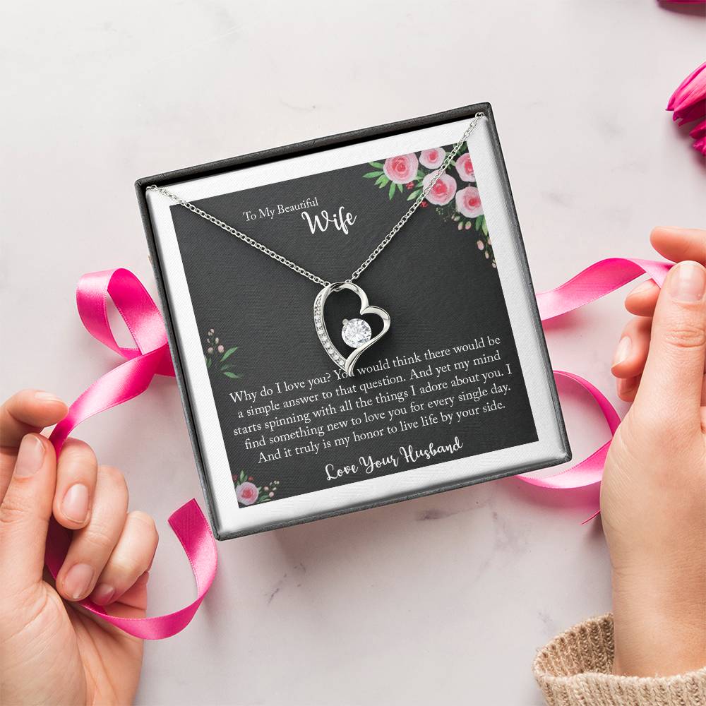 Husband's Love Necklace 3 Forever Love Necklace