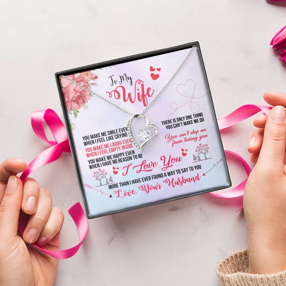 Forever Love Necklace To My Wife I Love You 1 Forever Love Necklace