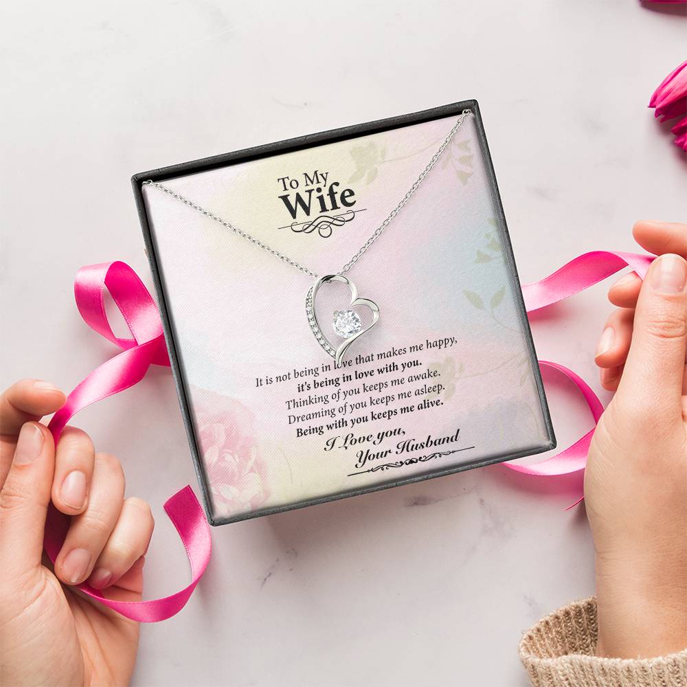To My Wife - Forever Love Necklace Forever Love Necklace