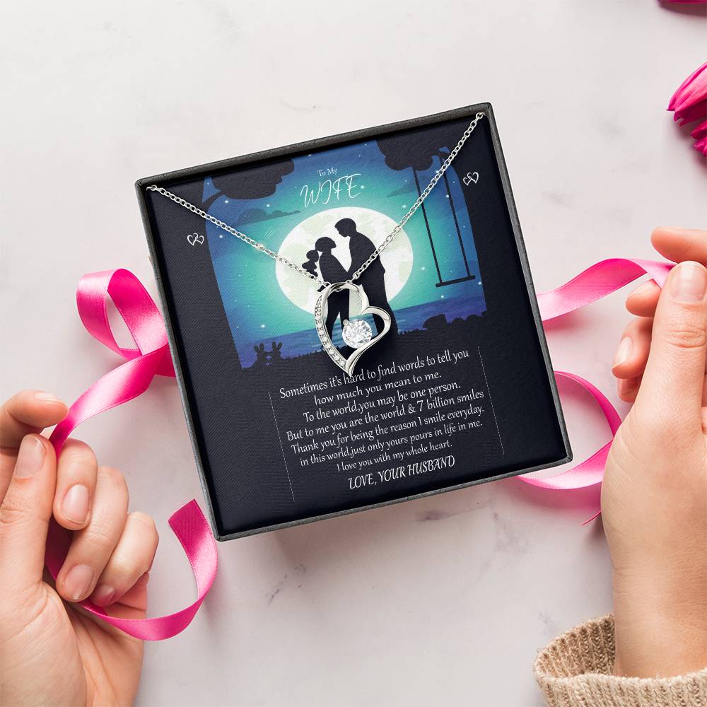 Gift For Wife I Love You Necklace 1 Forever Love Necklace