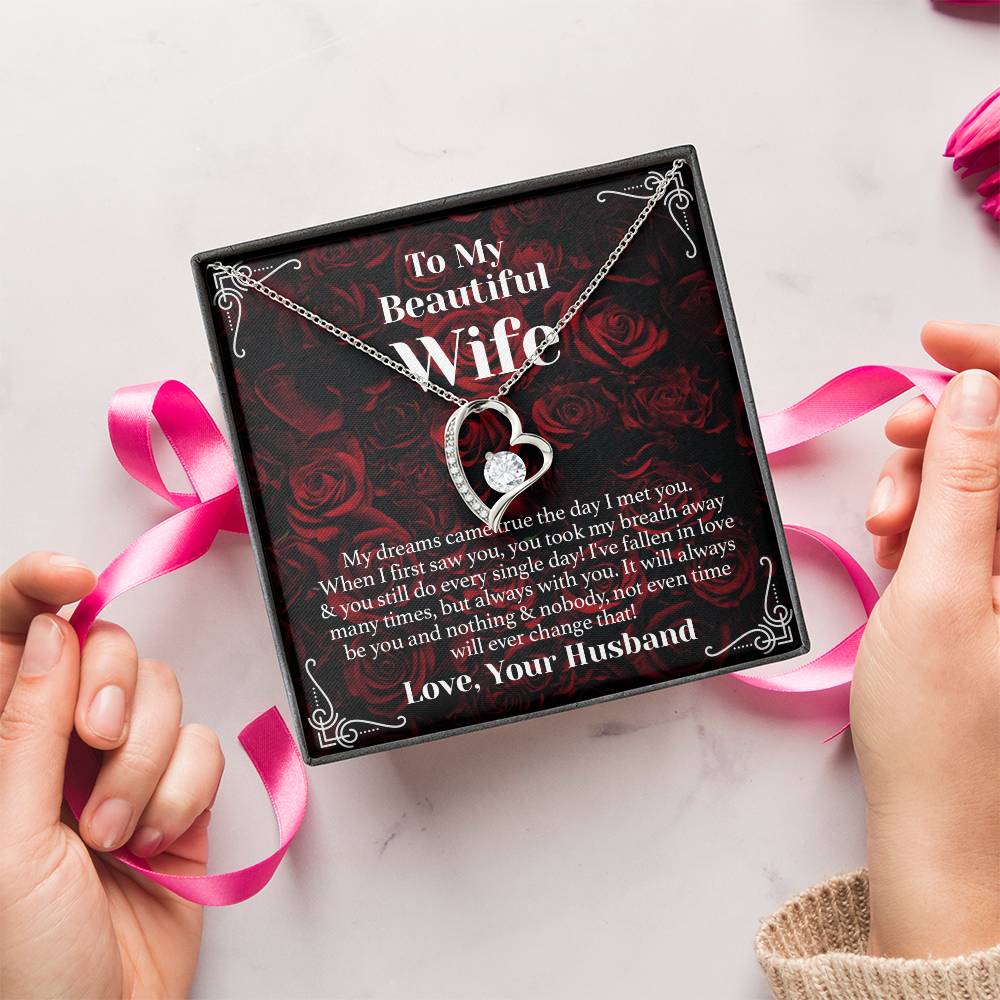 Wife Dream Come True Forever Love Necklace Forever Love Necklace
