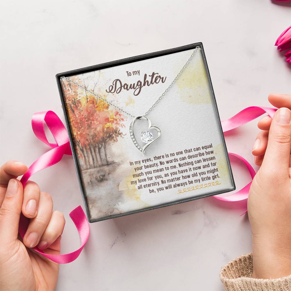 To My Daughter Moon And Back Necklace Meaningful Necklace For Daughter Sterling Silver Dad To Daughter Necklace Forever Love Necklace