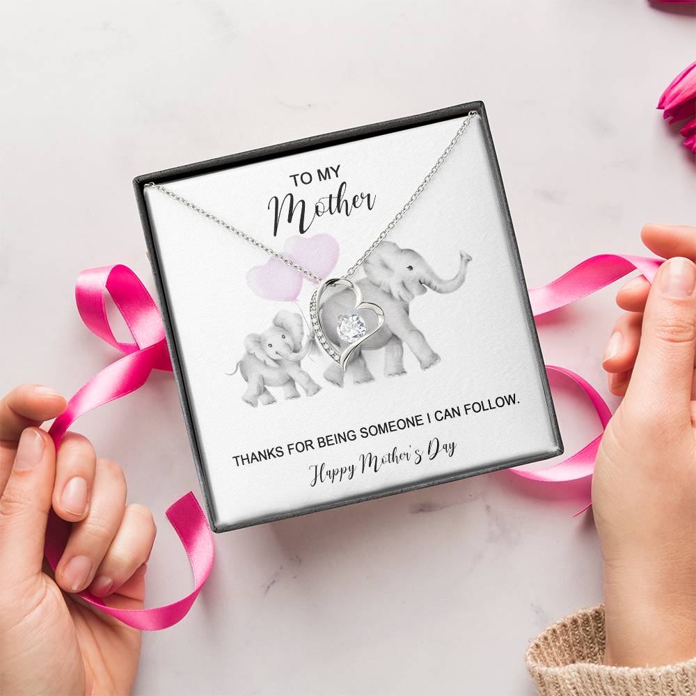 Mother's Day Gift Necklace For Mom Mother's Day Necklace Best Gift For Mom Mother's Day Necklace 2 Forever Love Necklace