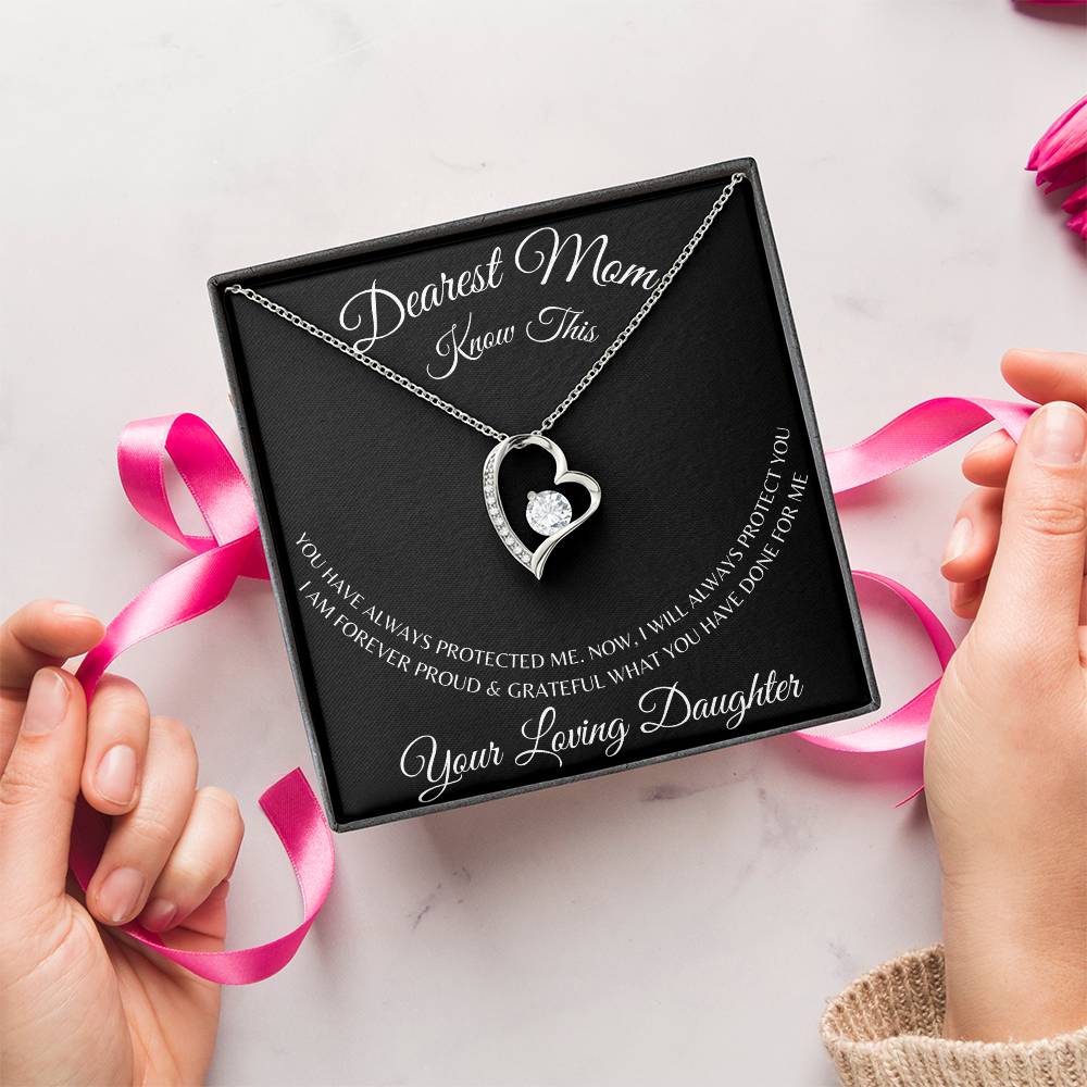 Dearest Mom Know This 1 Forever Love Necklace