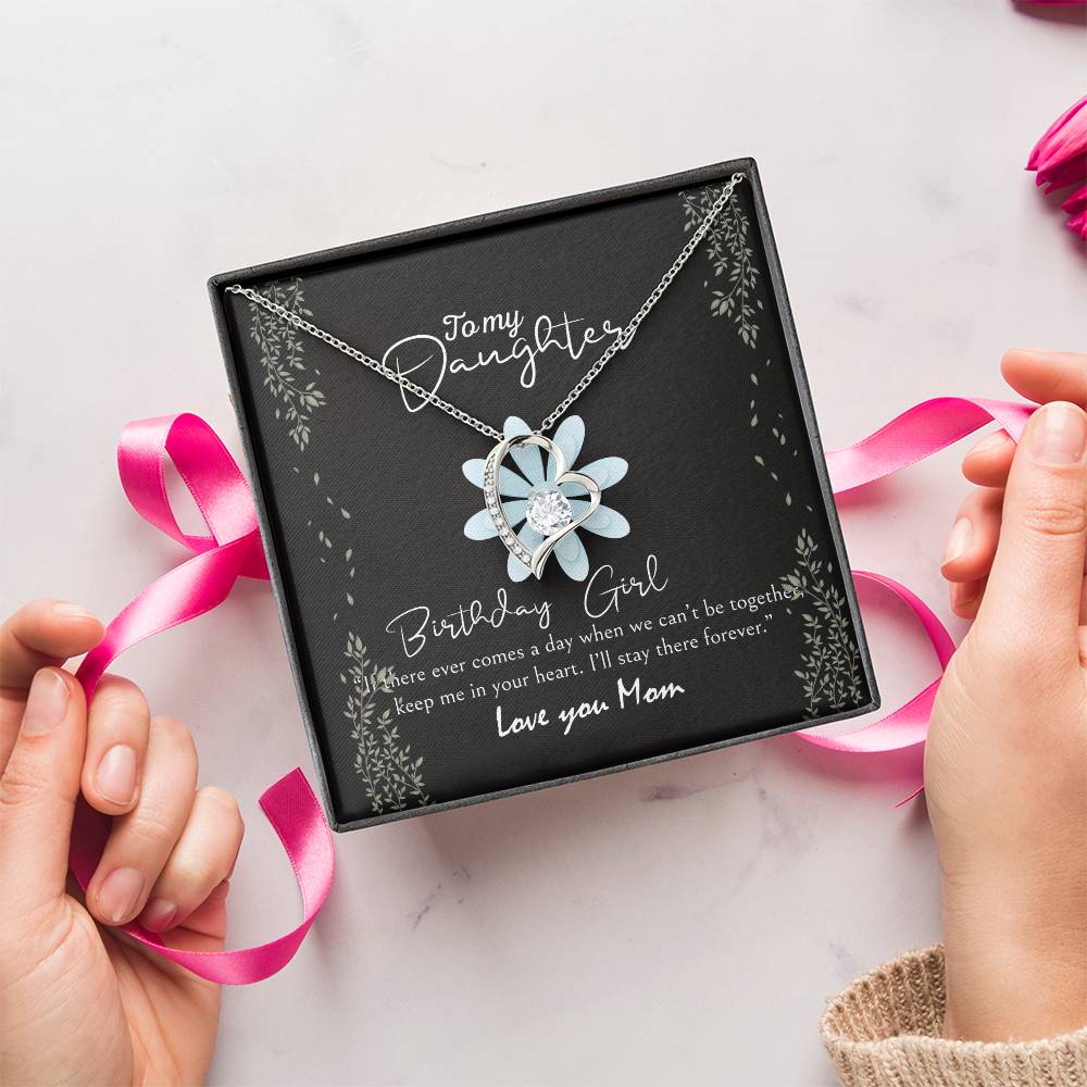 To My Beautiful Daughter Necklace Daughter Gift To My Daughter Necklace From Mom To My Daughter Necklace From Dad Gift For Daughter From Mom Forever Love Necklace