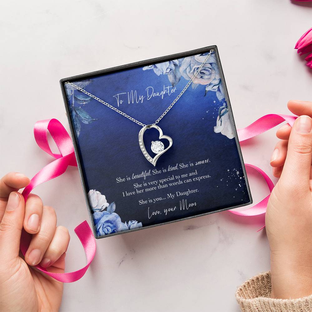 The Perfect Gift That Will Melt Your Daughter's Heart! Forever Love Necklace