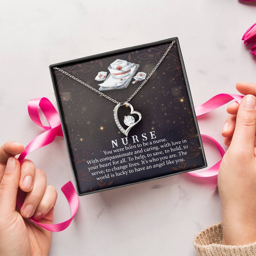 To My Nurse Stethoscope Necklace Nursing Necklace Nurse Graduation Gift For Nurse Nursing Student Gift For New Nurse Gift Ideas Forever Love Necklace