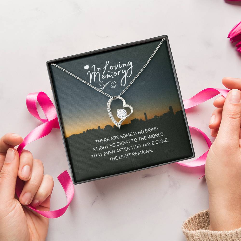 In Loving Memories Forever Love Necklace