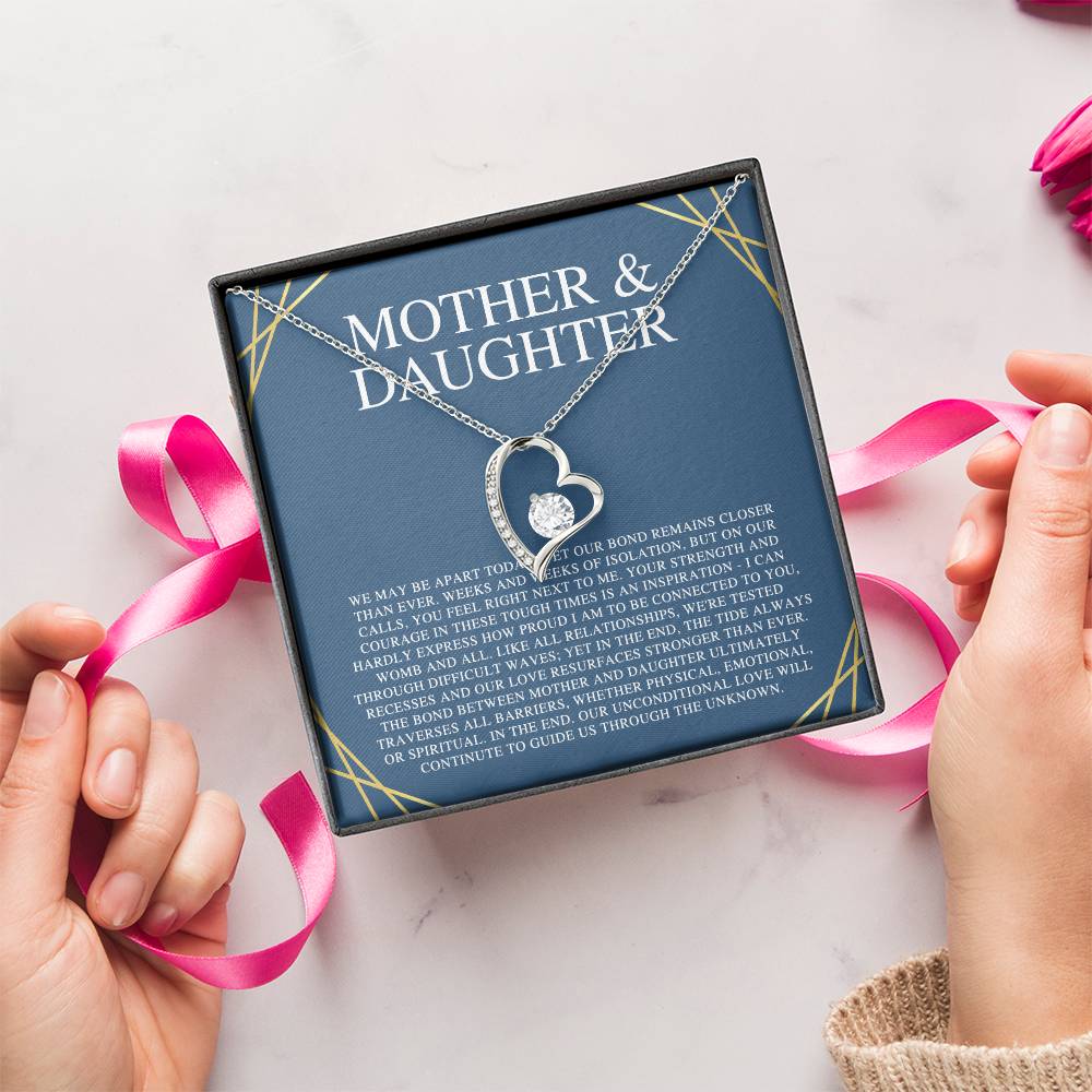 Mother Of The Bride Gift From Daughter Mother Of The Groom Gift From Son Mother's Day Gift Mother Of The Bride Necklace Daughter Forever Love Necklace