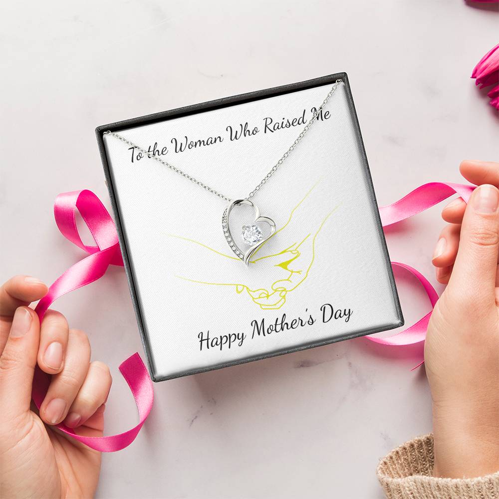 To The Women Who Rice Me Happy Mother's Day Necklace 1 Forever Love Necklace