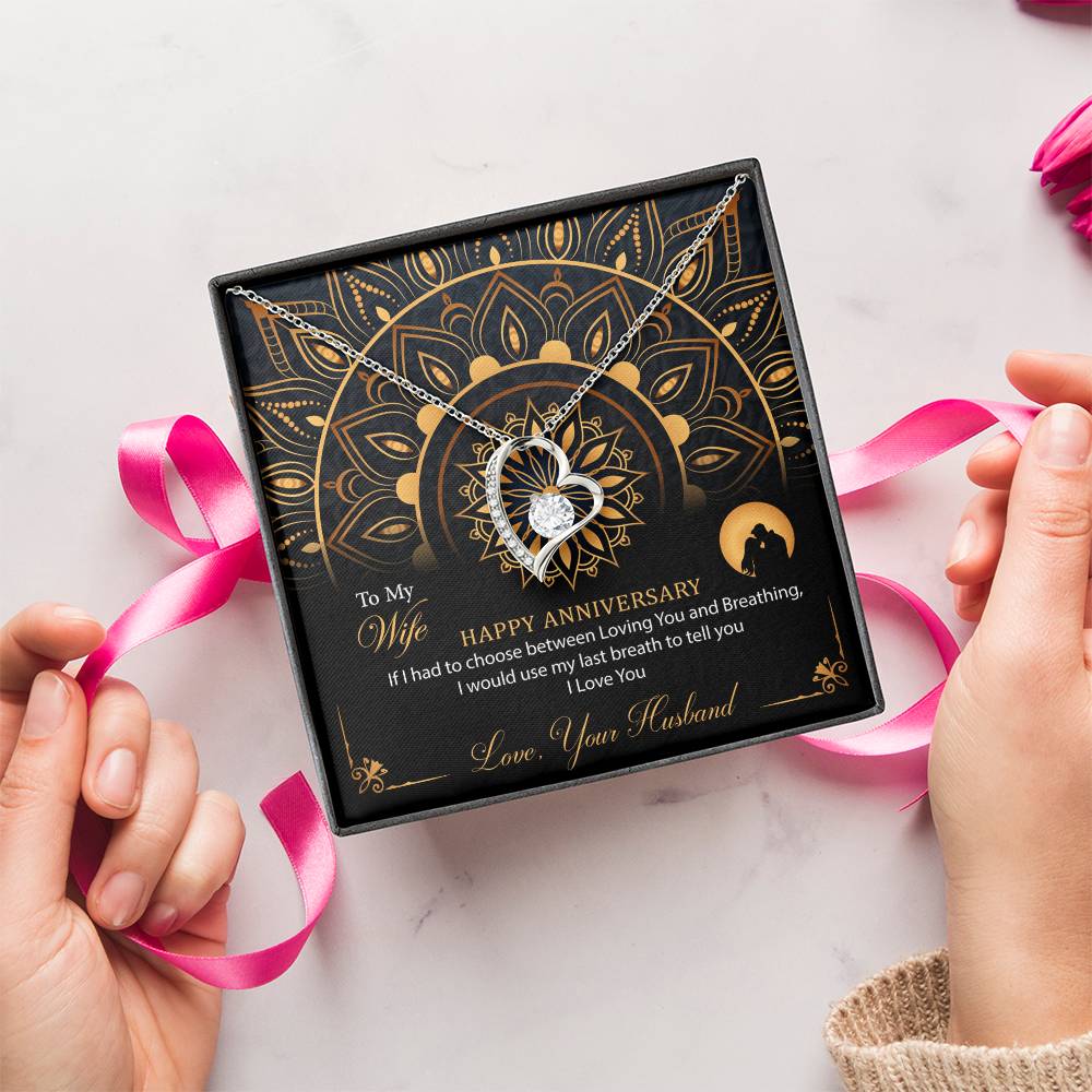 Anniversary Gifts For Wife Forever Love Necklace