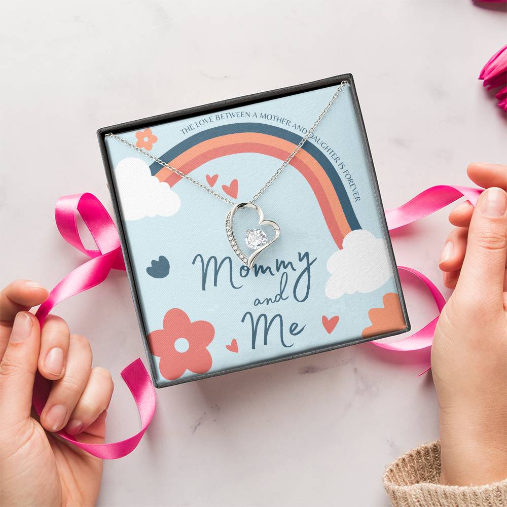 Mommy And Me Mother Daughter Gift For Daughter From Mom Gift For Daughter From Mom Daughter Mother Necklace Forever Love Necklace