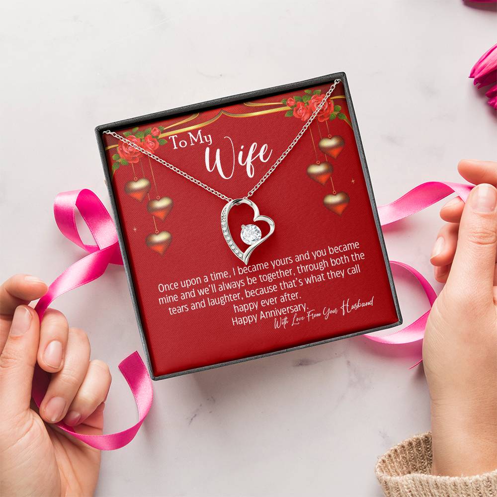 To My Wife We'll Always Be Together Forever Necklace 1 Forever Love Necklace