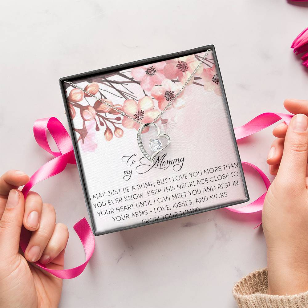 To My Mommy Necklace To My Mommy Jewelryto My Mom Forever Love Necklacecustom Necklace For Mom Mommy Birthday Necklace Gift Forever Love Necklace