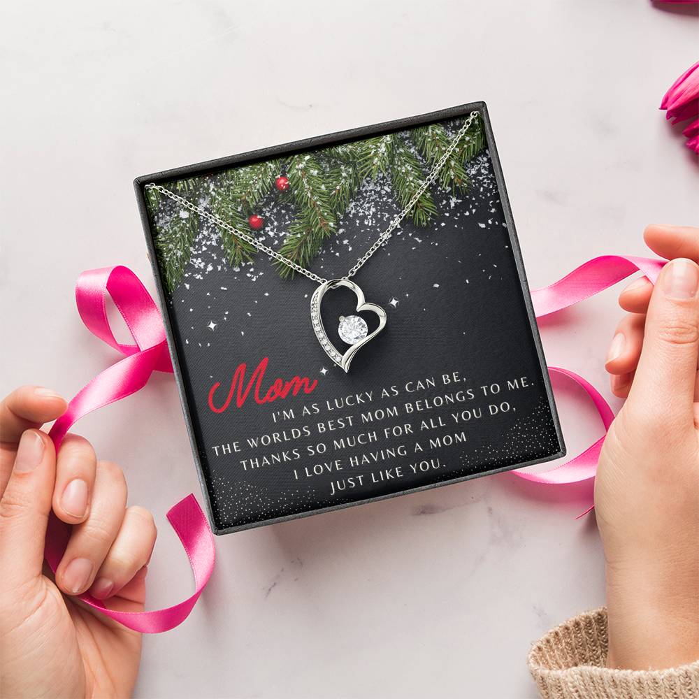 Mom Poem π Odyssey Allure Necklace Gift Forever Love Necklace