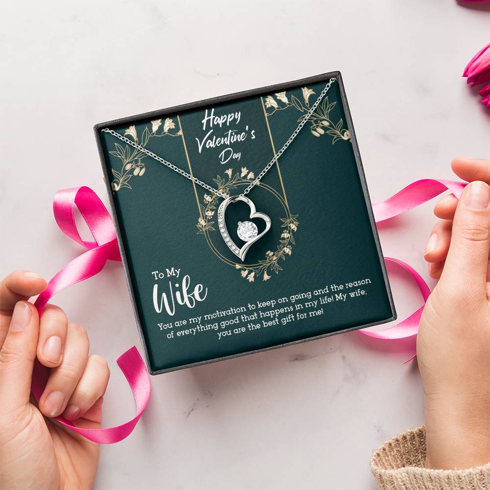 To My Wife - You're My Best Gift - Necklace Forever Love Necklace