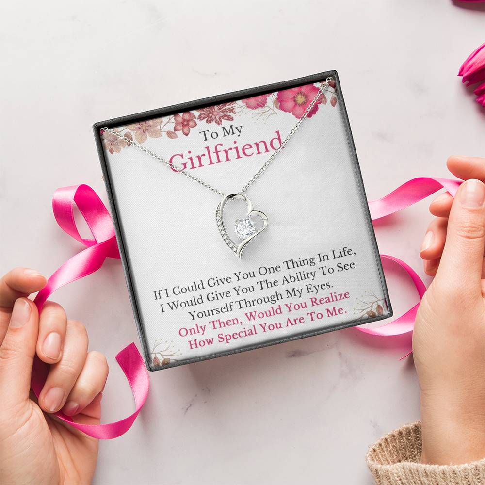 To My Girlfriend - Always Special In My Eyes Necklace Forever Love Necklace