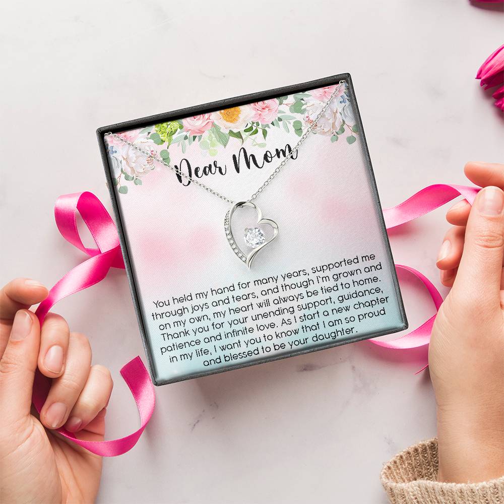 Mother Of The Bride Gift Mother Of The Bride Gift From Daughter Mother Of The Bride Mom Wedding Gift From Bride 1 Forever Love Necklace