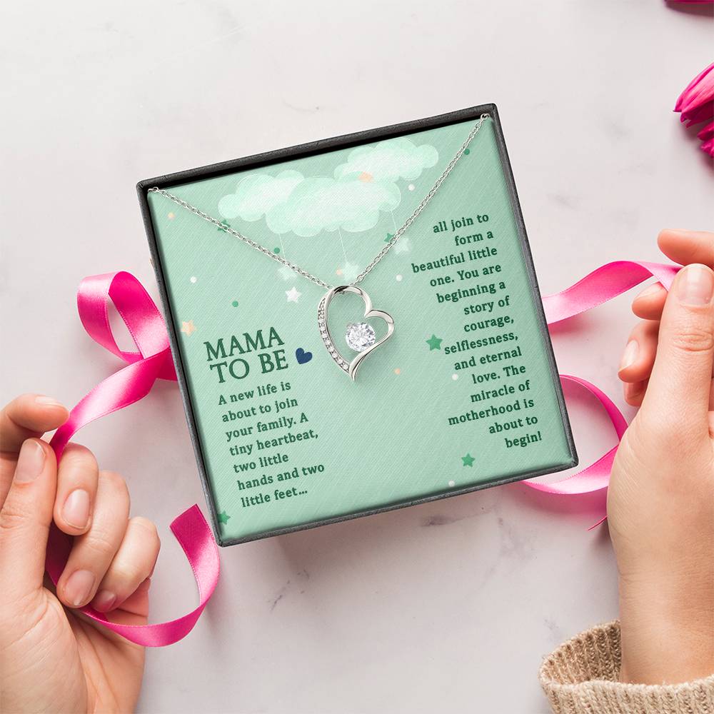 Mama To Be A New Life - Forever Love Necklace Forever Love Necklace