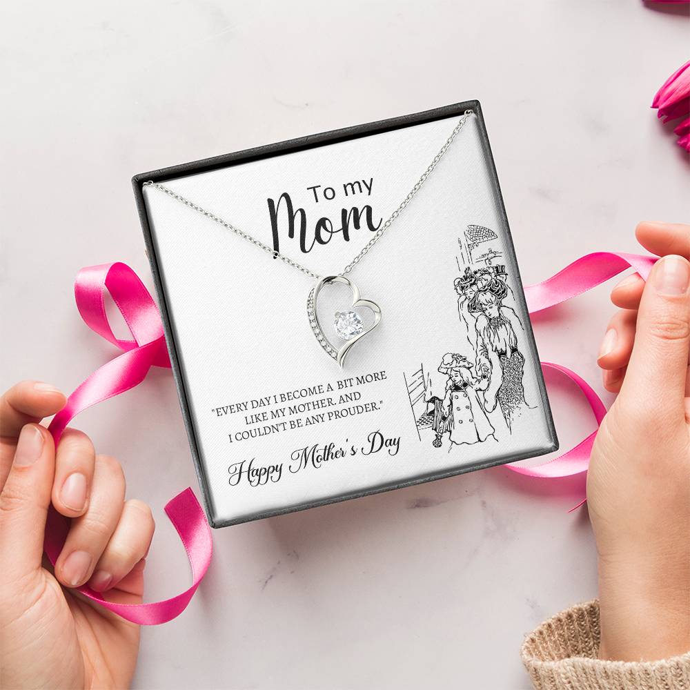 Mother Gift Mother's Day Gift Necklace Gift For Mother Mother Gift From Daughter Mother Gift From Son Mother Message Card To My Forever Love Necklace