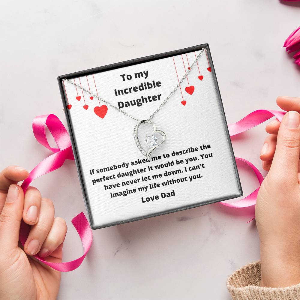 Incredible Daughter Forever Love Bw1 Forever Love Necklace