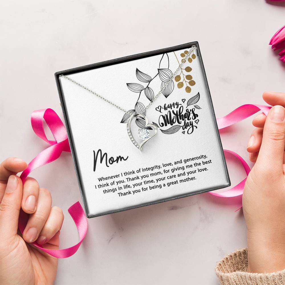 Mother Necklace Customize Gift💓 Mother's Day Gift Alluring Necklace Forever Love Necklace