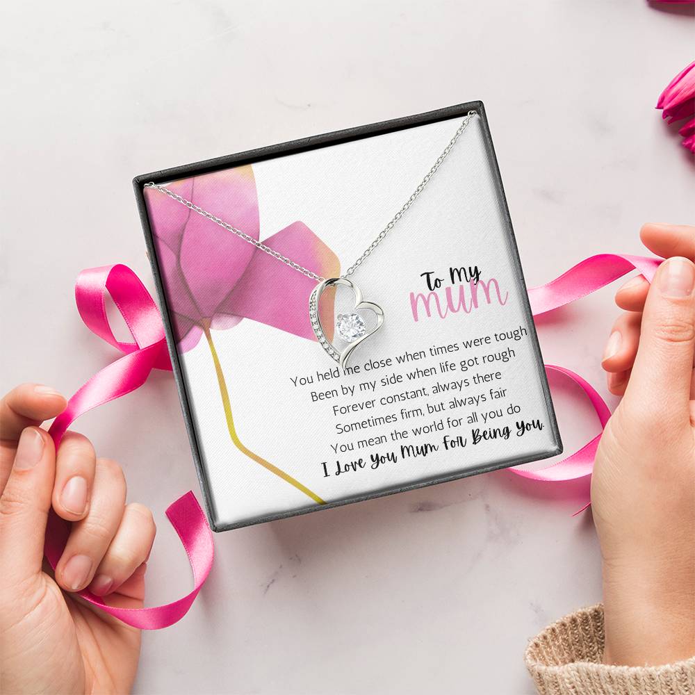 I Love You Mum Forever Love Necklace