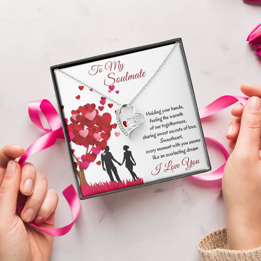 To My Soulmate Valentine's 1 Forever Love Necklace