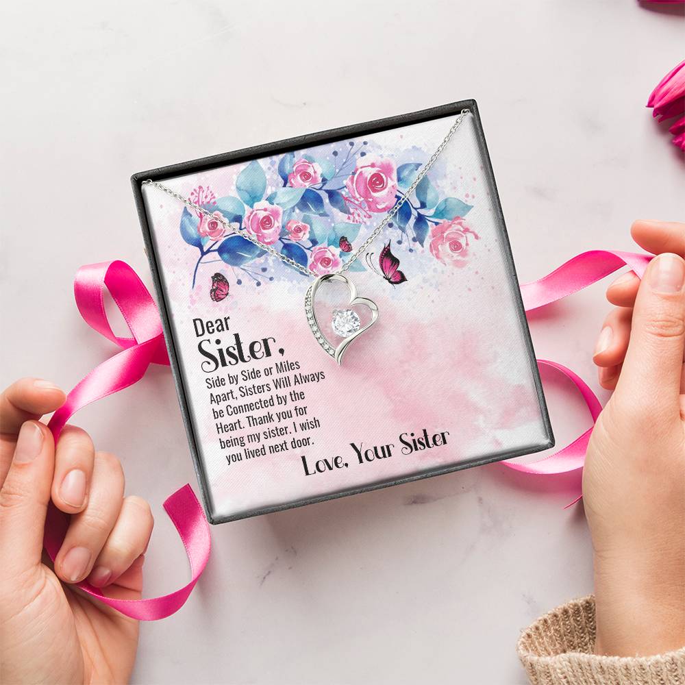 Sister Forever Love Necklace Forever Love Necklace