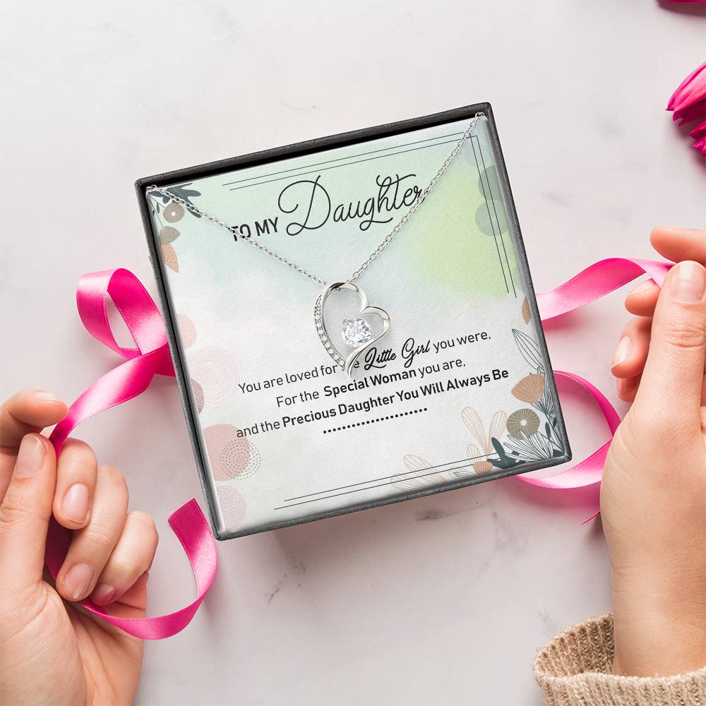 Gift For Daughter From Mom Anniversary Lovingly Mom Grown Up Daughter Hug Necklace For Daughter Always Keep Me In Your Heart Forever Love Necklace