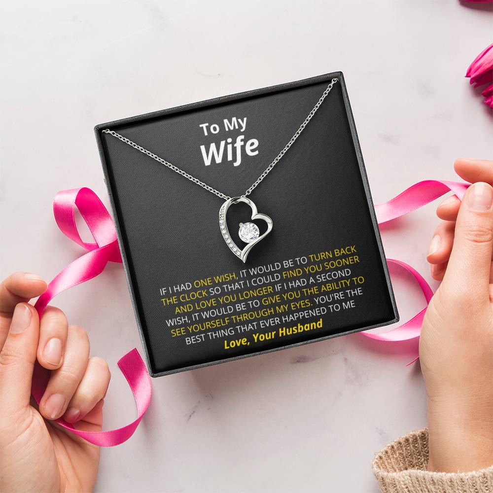 Love Necklace Perfect As Gift For Your Wife Forever Love Necklace