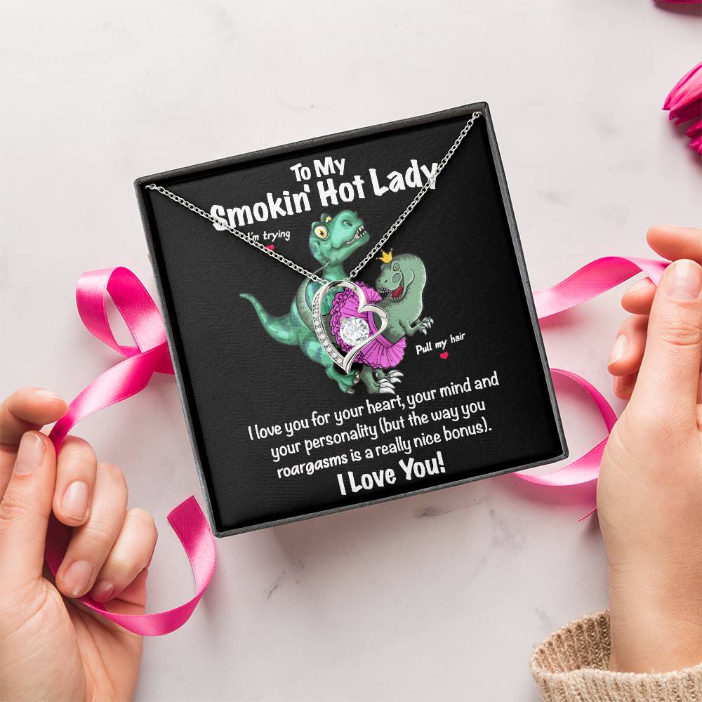 I Love The Way You Roargasms π Love Heart Necklace Forever Love Necklace